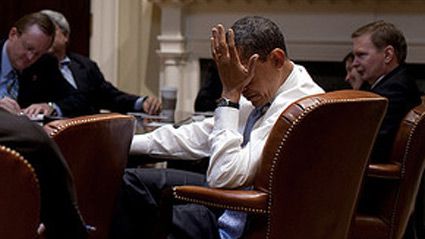 barack obama facepalm