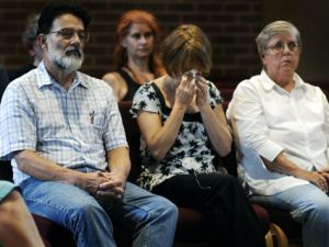 Church members at a vigil