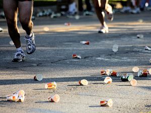 Marathon trash