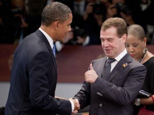 barack obama dmitry medvedev