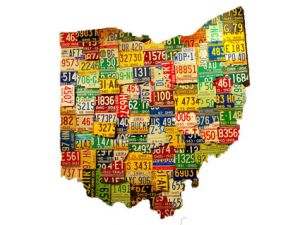 ohio license plate map