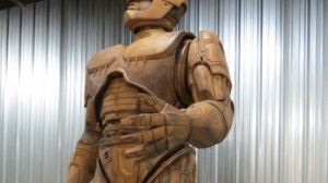 RoboCop statue Detroit