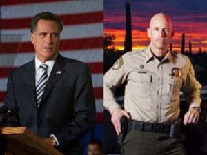 Mitt Romney and Pual Babeu