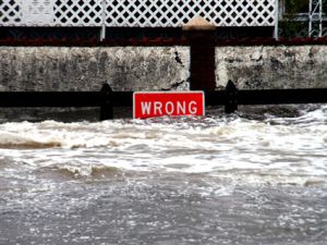 Flooding in Breezy Point.