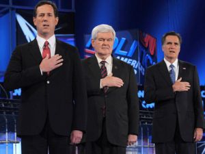 rick santorum mitt romney newt gingrich