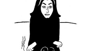 Marjane Satrapi self portrait