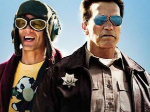 arnold schwarzenegger johnny knoxville the last stand poster