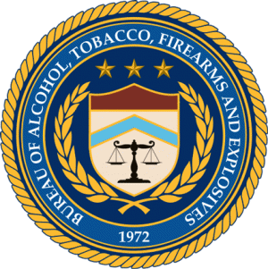 Alcohol Tobacco Firearms seal