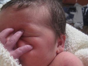 baby facepalm