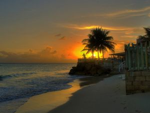 Sunset in Barbados