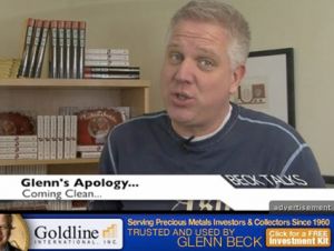 Glenn Beck shills for Goldline