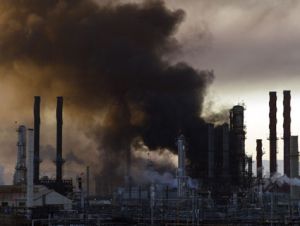 Chevron fire in Richmond, CA