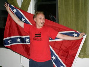 confederate flag superman bro