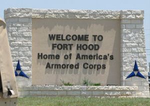 fort hood sign