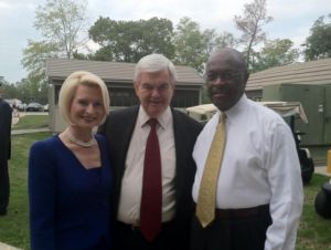 Herman Cain and Newt Gingrich