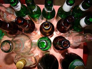 Empty bottles