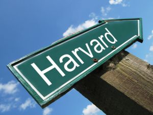 Harvard sign