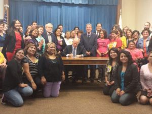 Gov Jerry Brown Signing AB 241