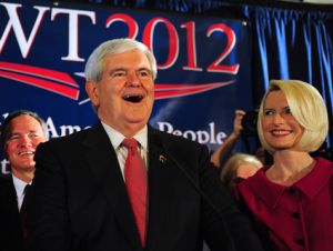 Newt laughs
