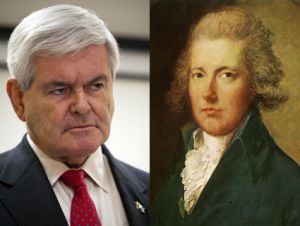 Newt Gingrich and Pitt the Younger