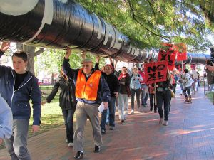 pipeline protest