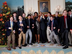obamas christmas acapella