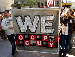#OccupyWallStreet sign