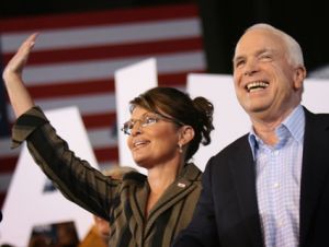 sarah palin john mccain