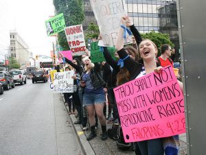 pro-choice rally