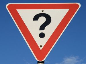 question mark sign