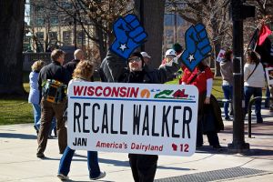 Scott Walker protester