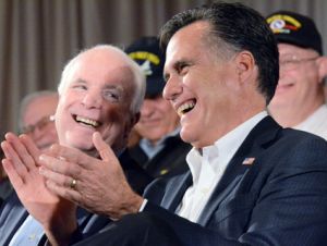 mitt romney john mccain