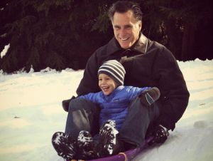 mitt romney sled