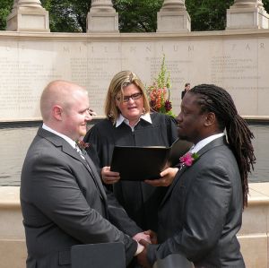 gay couple getting married