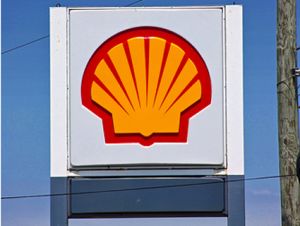 Shell gas sign