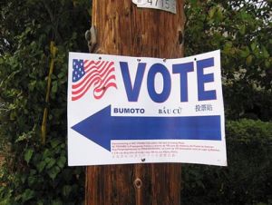 vote arrow