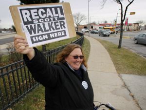 Walker recall sign