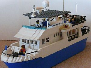 yacht legos boat