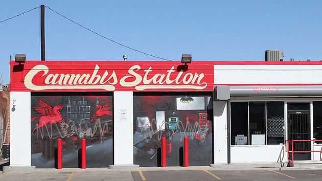 Cannabis station, a medical marijuana dispensary, is located at the site of a fo