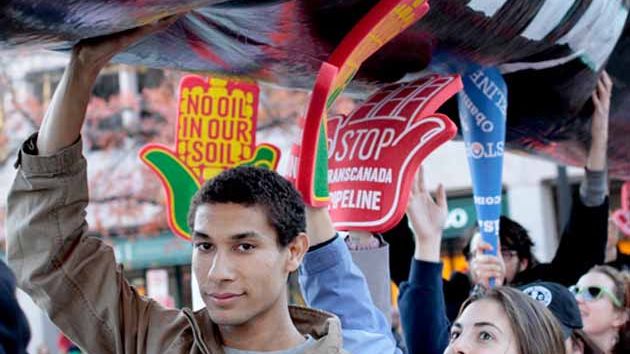 Keystone pipeline protestors