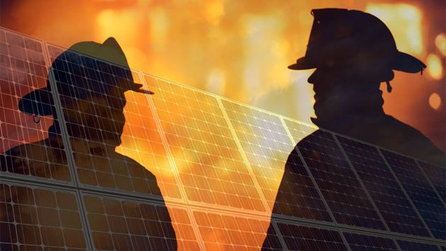 two firefighters