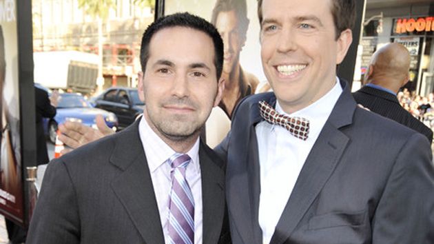Budnick with actor Ed Helms at the premiere of "The Hangover Part II."