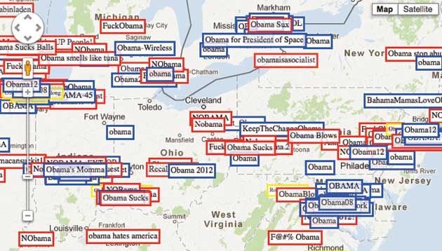Wifi networks Map