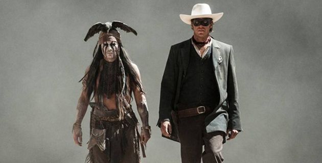 The Lone Ranger Johnny Depp and Armie Hammer