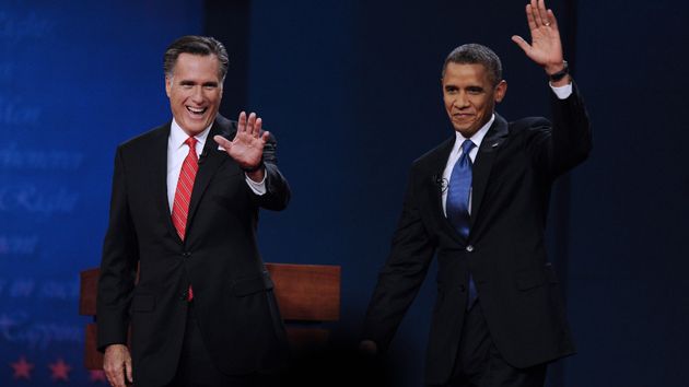 Mitt Romney and Barack Obama