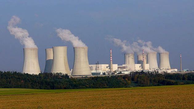 Nuclear power plant Dukovany, Czech Republic.