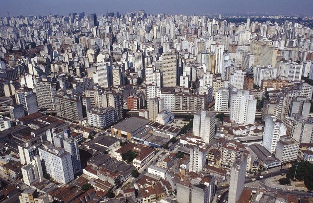 A view of Sao Paulo, Brazil.