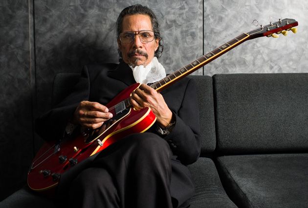 Shuggie Otis on sofa