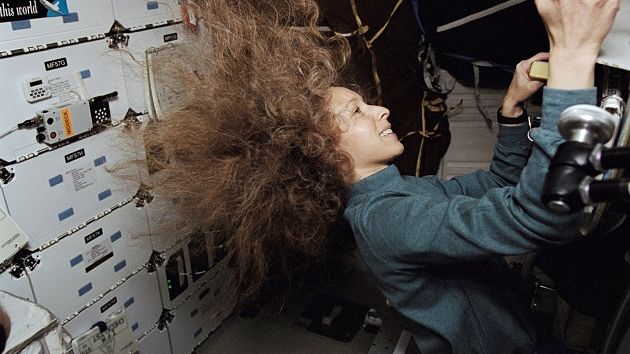 Marsha Ivins on Space Shuttle Columbia, 1997