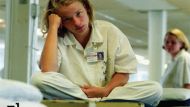 A young woman inmate at Julia Tutwiler prison